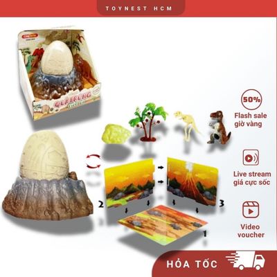 Đồ Chơi DUKA: Đồ Chơi Qủa Trứng Tiền Sử - Động Vật/ Khủng Long