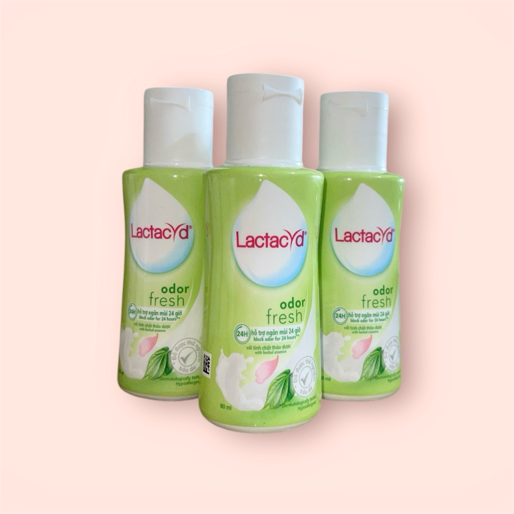 Dung Dịch Vệ Sinh Phụ Nữ Lactacyd ODOR FRESH Khử Mùi 24H 60ml