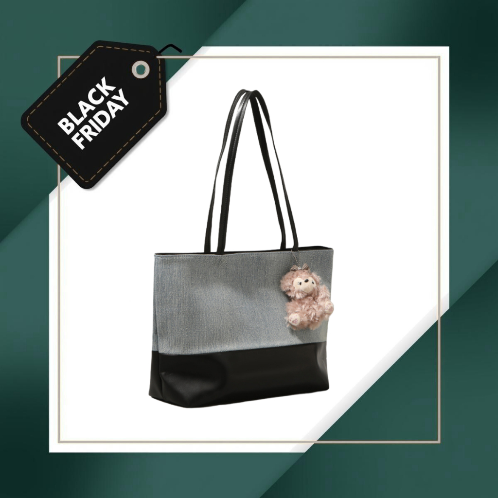 Túi Công Sở Nữ Tote Da Đựng Laptop xách tay Thời Trang cỡ to đi học đi làm đi dạy Magari Denim Bag