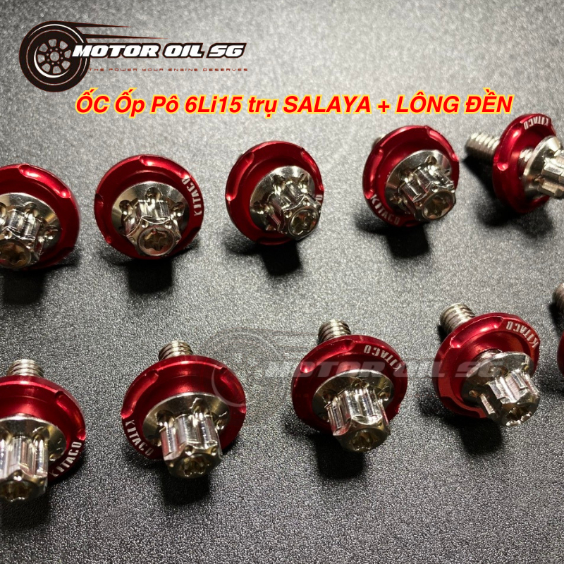 [GIÁ SỈ] ỐC ỐP PÔ 6Li15 TRỤ + LÔNG ĐỀN KITACO,DÙNG GẮN ỐP PÔ, TREO PÔ, DÀN ÁO, BẢNG TÊN MỌI LOẠI XE