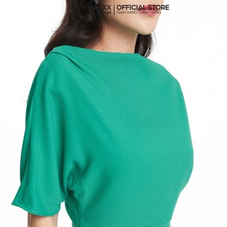  N&M Đầm lụa sen dự tiệc Nữ Premium cổ đổ 2208070