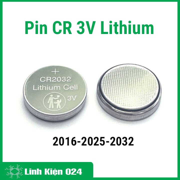 Pin CR dùng cho điều khiển đủ loại 2016/2025/2032 (giá/1viên)