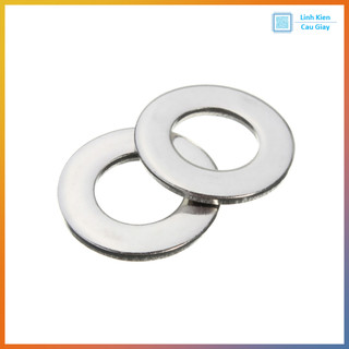 Long đen phẳng inox M3 - M8 (SL 10c)