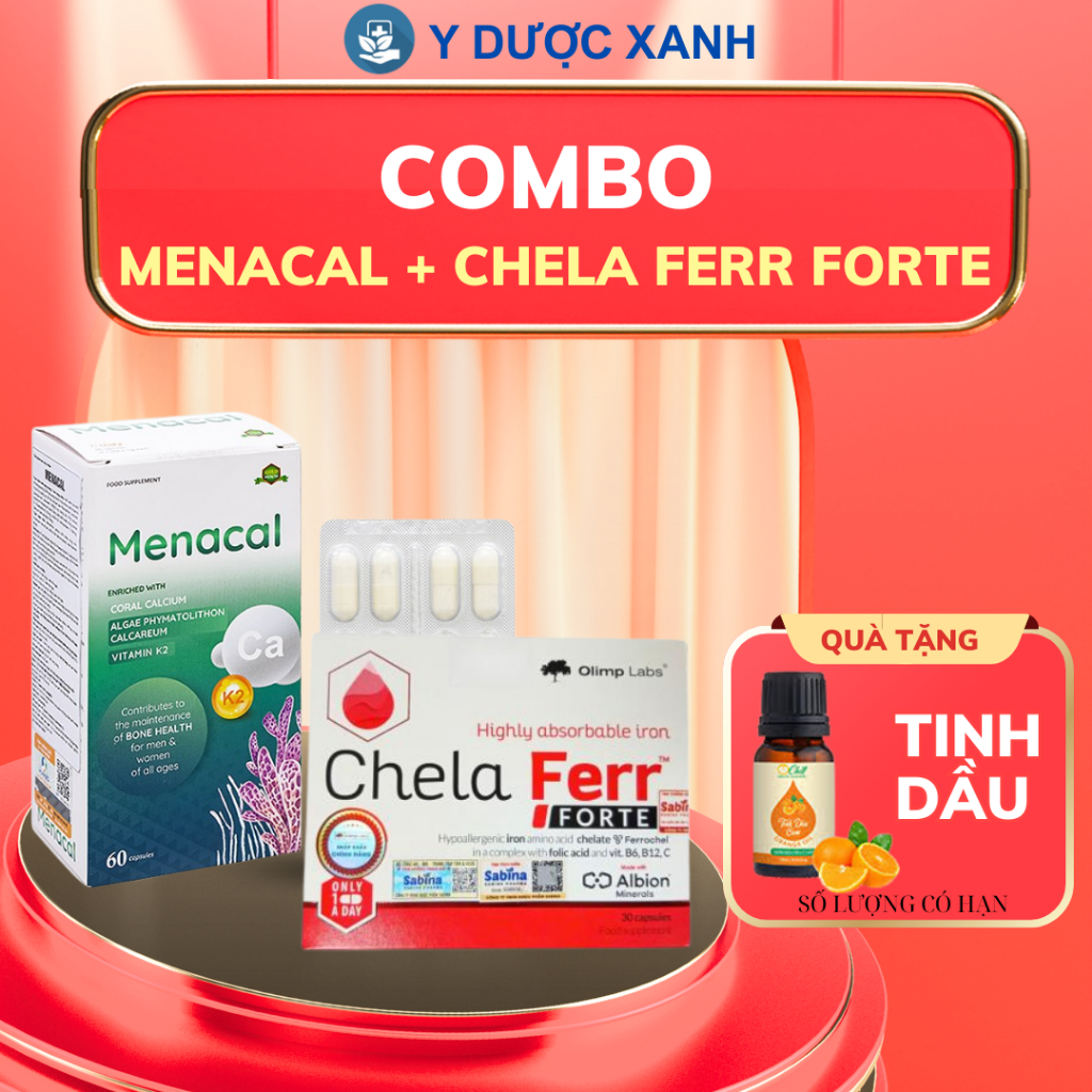 Mua [Chính Hãng] MENACAL 60 viên, Bổ sung Canxi cho bà bầu - Y Dược Xanh