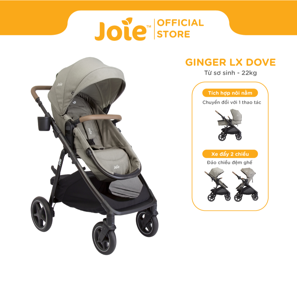 Xe đẩy trẻ em Joie Ginger LX Dove