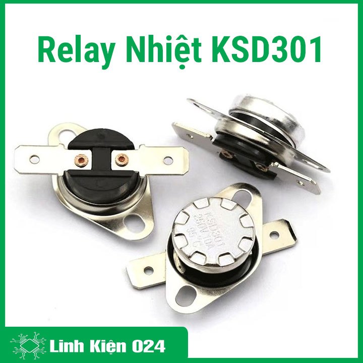 Relay Nhiệt KSD301(250V-10A) từ 60°C - 185°C
