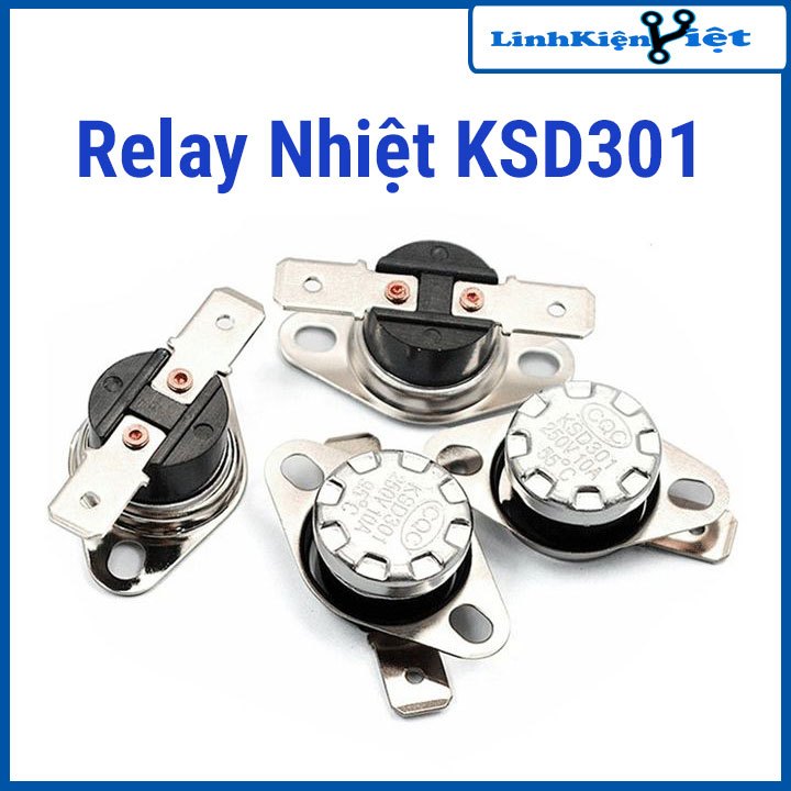 Relay Nhiệt KSD301(250V-10A) từ 60°C - 185°C