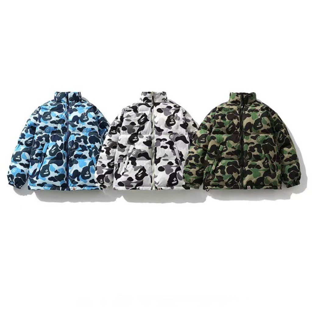 Áo Khoác Bape Camo 2 mặt Form Rộng Nam Nữ – Phong Cách Trapstar, Hiphop Streetwear Hot Trend 2025
