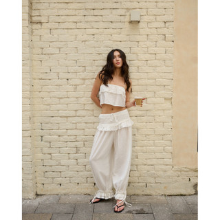 LIONES SET - Set áo hai dây và quần dài phối ren TEKDA ATTIRE