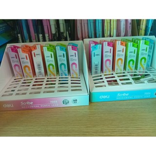 Combo 3 tuýp Ruột chì kim 0.5mm DELI 7003, 0.7 DELI 7004