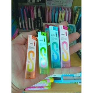 Combo 3 tuýp Ruột chì kim 0.5mm DELI 7003, 0.7 DELI 7004