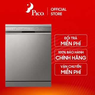 Máy rửa bát LG Quadwash TrueSteam™ LDT14SVA4 màu bạc ghi sáng