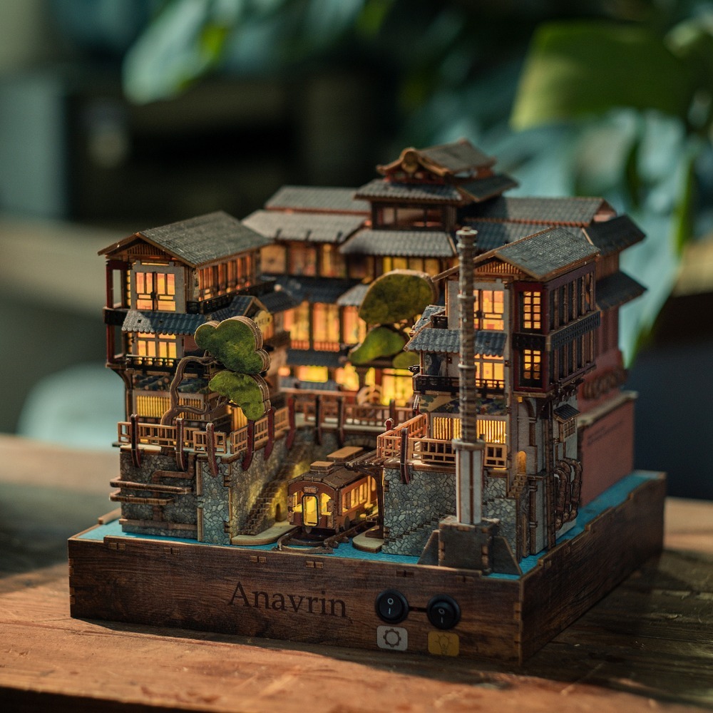 (QT) Ginzan Onsen Halom Book nook Diy