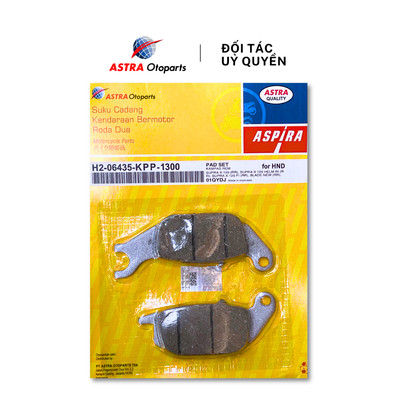 Má phanh dầu (bố thắng đĩa) sau ASPIRA cho xe Yamaha Exciter 135 mã H2-06435-KPP-1300