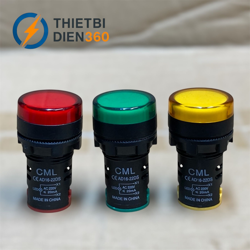 Đèn báo pha phi 22 CML AD16-22DS