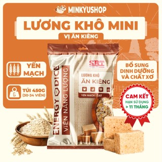   CHÍNH HÃNG  Lương Khô Mini Ăn Kiêng SBT Gạo Lứt Túi 500g Tiện Lợi Thay Thế Bữa Ăn Thương Hiệu SBT 