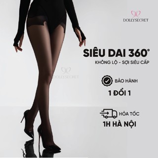 [BH 1 ĐỔI 1] Quần Tất Siêu Dai 360 Độ Không Đũng DOLLYSECRET Vi Sợi Siêu Liên Kết Co Giãn T52