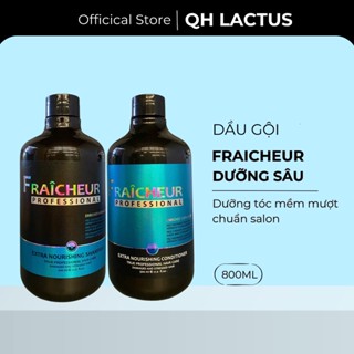  Dầu gội xả Fraicheur QH lactus season phục hồi tóc gãy rụng dưỡng sâu giữ ẩm cho tóc hư tổn do uốn nhuộm ép 500ml 