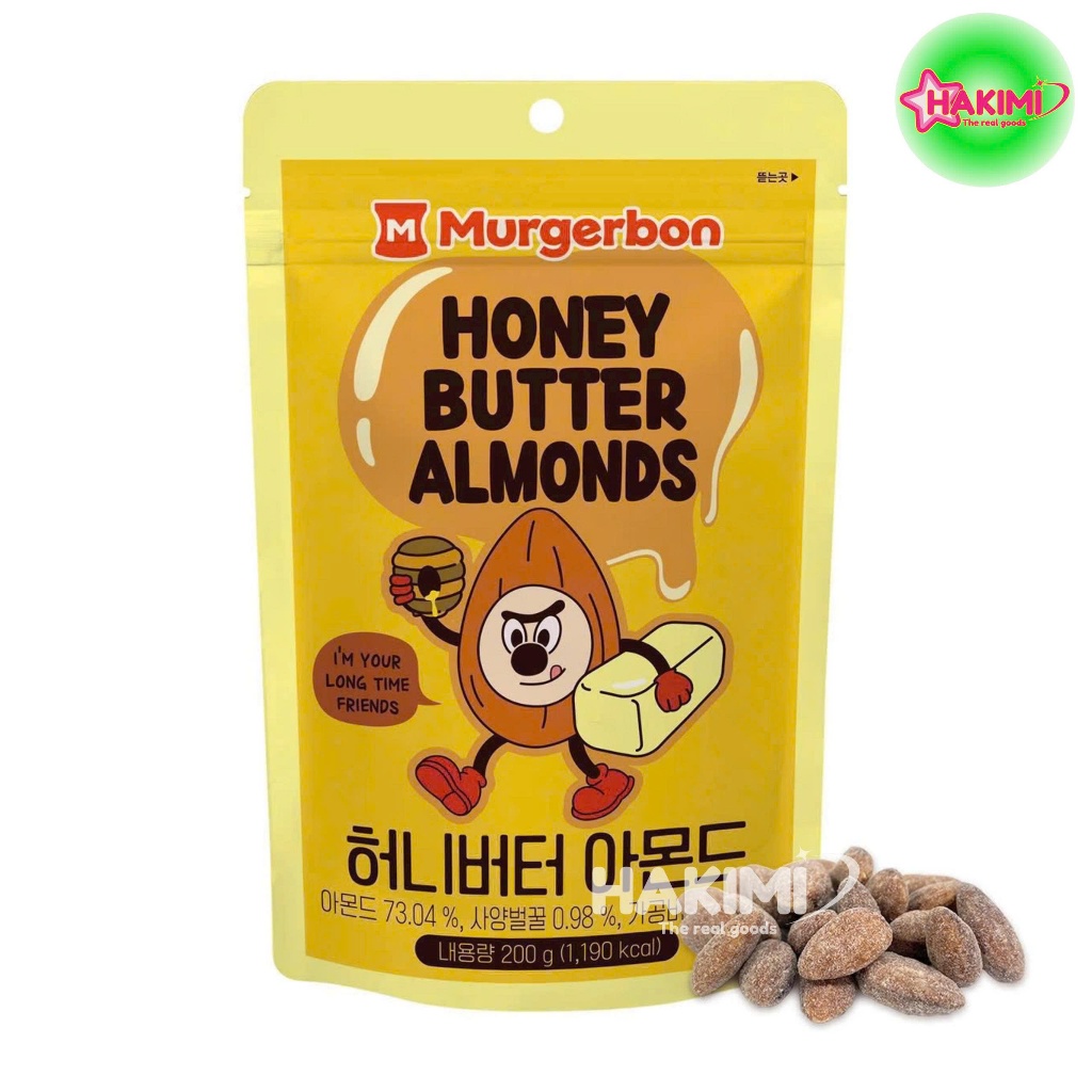 Hạnh Nhân Tẩm Bơ Mật Ong MURGERBON - Honey Butter Almond 200g