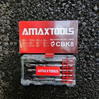 Hukan_Amaxtools - Hộp 8 đến 10 món phụ kiện máy chuyên vít - khoan đầu kẹp.