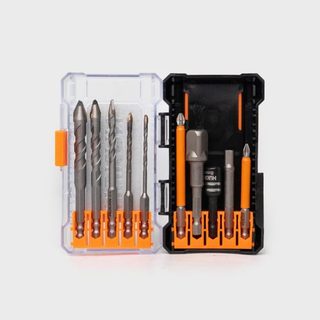 Hukan_Amaxtools - Hộp 8 đến 10 món phụ kiện máy chuyên vít - khoan đầu kẹp.