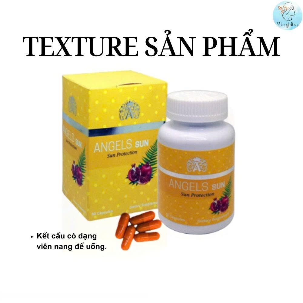 Viên Uống Chống Nắng & Trắng Da Angels Sun – Bảo Vệ Da, Giảm Sạm Nám, Dưỡng Sáng Từ Bên Trong