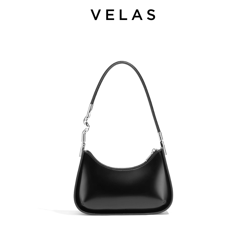 [V13] Túi xách đeo vai VELAS túi xách tặng bạn, người yêu sang chảnh xinh màu đen da PU mang đi làm, đi chơi | BigBuy360 - bigbuy360.vn