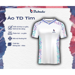   CHÍNH HÃNG BUBADU  ÁO CẦU LÔNG BUBADU TIM CHÍNH HÃNG BUBADU Sport Top 