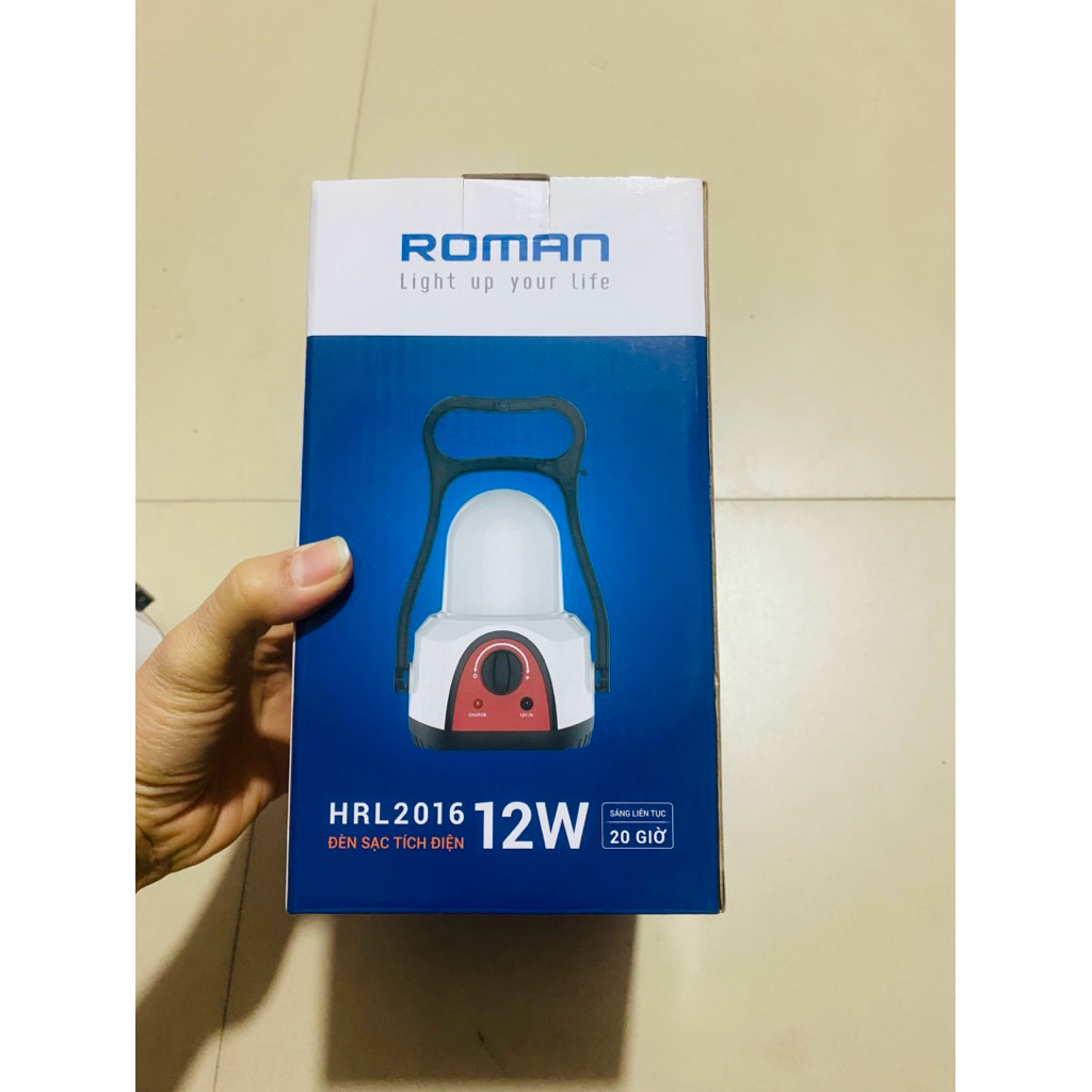 Đèn sạc tích điện Roman 12w