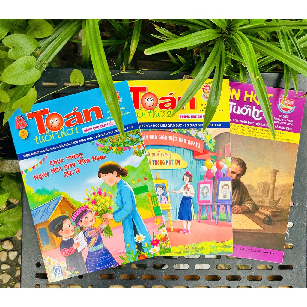 Sách - Toán Tuổi Thơ 1 - Toán Tuổi Thơ 2 - Toán Học & Tuổi Trẻ - Tháng 11/2025