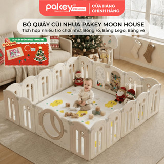  Bộ Quây Cũi Nhựa Pakey Premium Moon House Cho Bé Tích Hợp Bảng Lego Kèm Bảng Vẽ Giúp Bé Phát Triển Toàn Diện 