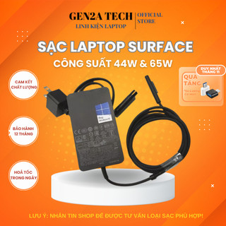 Sạc Surface Pro 4 5 6 7 8 12V 4A 65W - Sạc Surface Pro/ Book/ Laptop - BH 12 Tháng - Lỗi Đỗi Mới