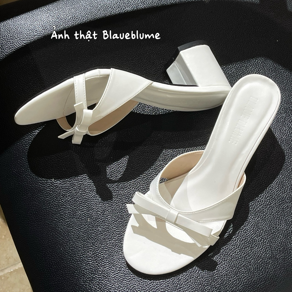 Giày cao gót nữ thời trang Blaue Blume đế 5cm da PU Jangmi Heel