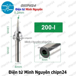 [1 cái] (K22-K25) Đầu Mũi Hàn 200 (Dao/Vát/Phẳng/Nhọn) - [Chọn Loại]