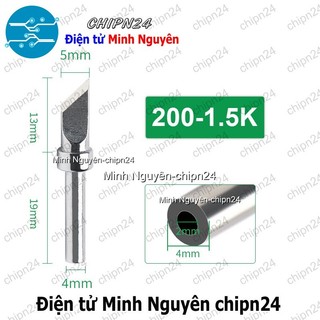 [1 cái] (K22-K25) Đầu Mũi Hàn 200 (Dao/Vát/Phẳng/Nhọn) - [Chọn Loại]