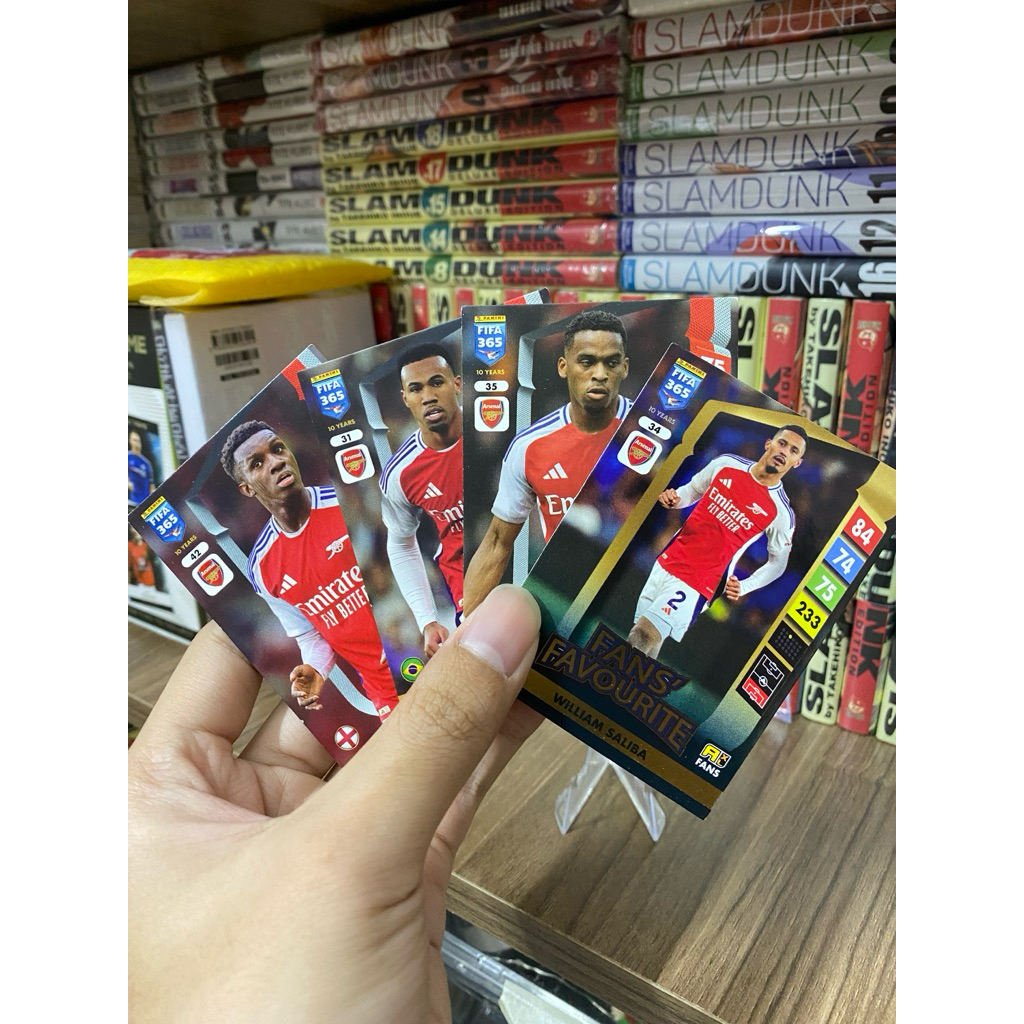 Thẻ Cầu Thủ Arsenal Panini FIFA 365 2025 Tổng Hợp