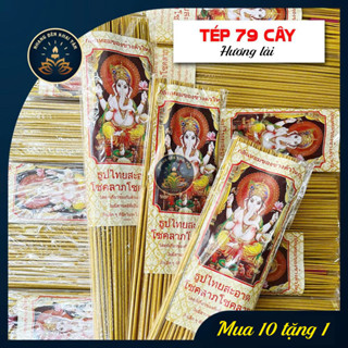  79 Cây Nhang Cuộn Đồng Tiền Hương Lài Nhang Nhũ Vàng Ánh Kim Nhang Cuộn Đồng Xu 