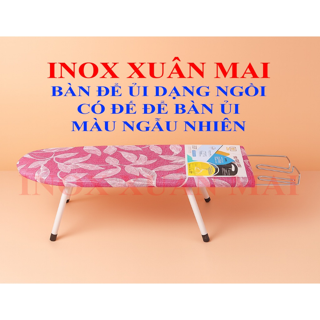 Bàn để ủi quần áo dạng ngồi họa tiết ngẫu nhiên
