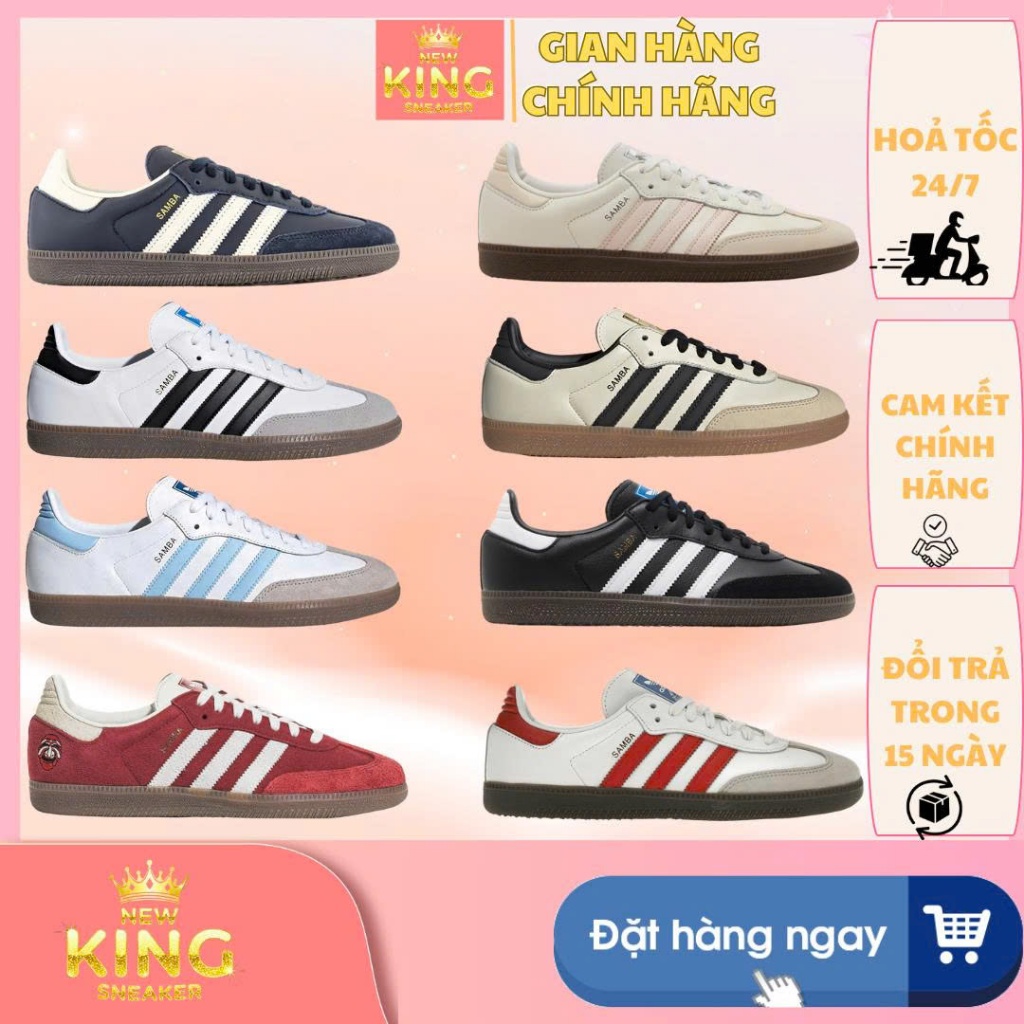 [ 𝙎𝘼𝙇𝙀 Chính Hãng ] Giày A_di_das Samba OG Đủ Màu