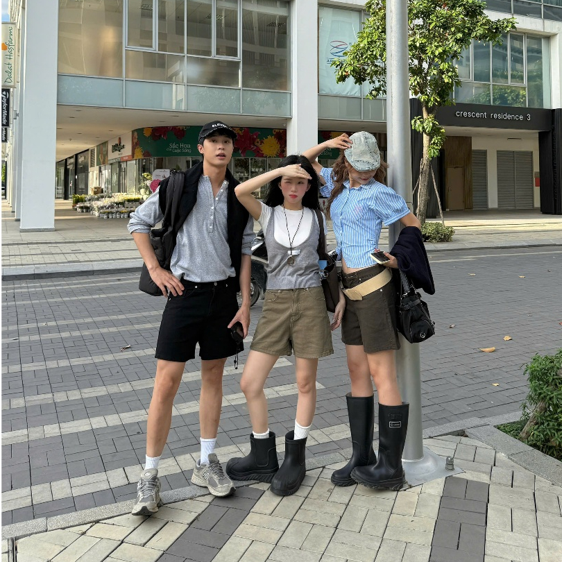 YC1996 - Quần Short Jeans Ngắn 7 Màu Local Brand Unisex