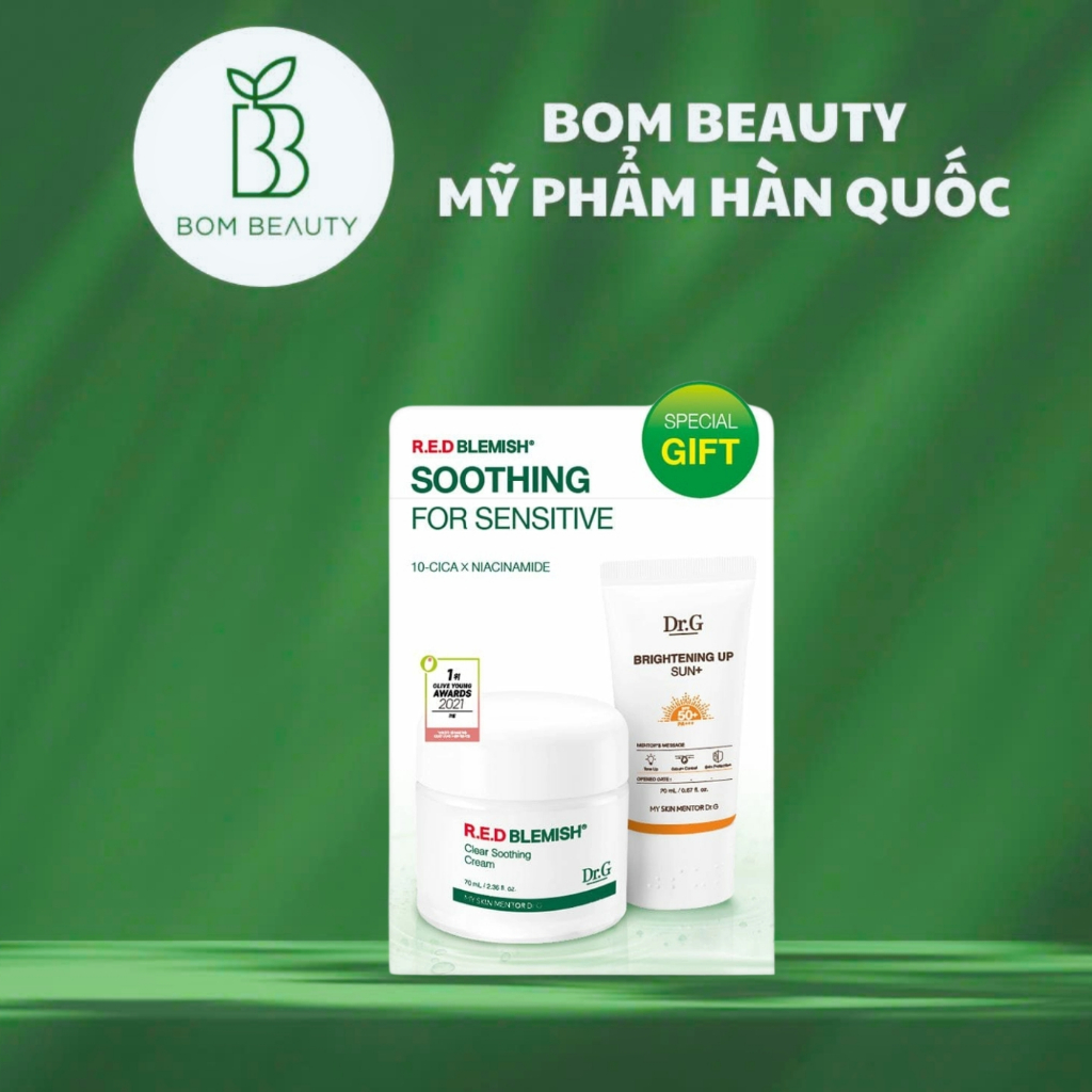 Dr.G Kem dưỡng drg R.E.D Blemish Clear Soothing Cream (7/2028)