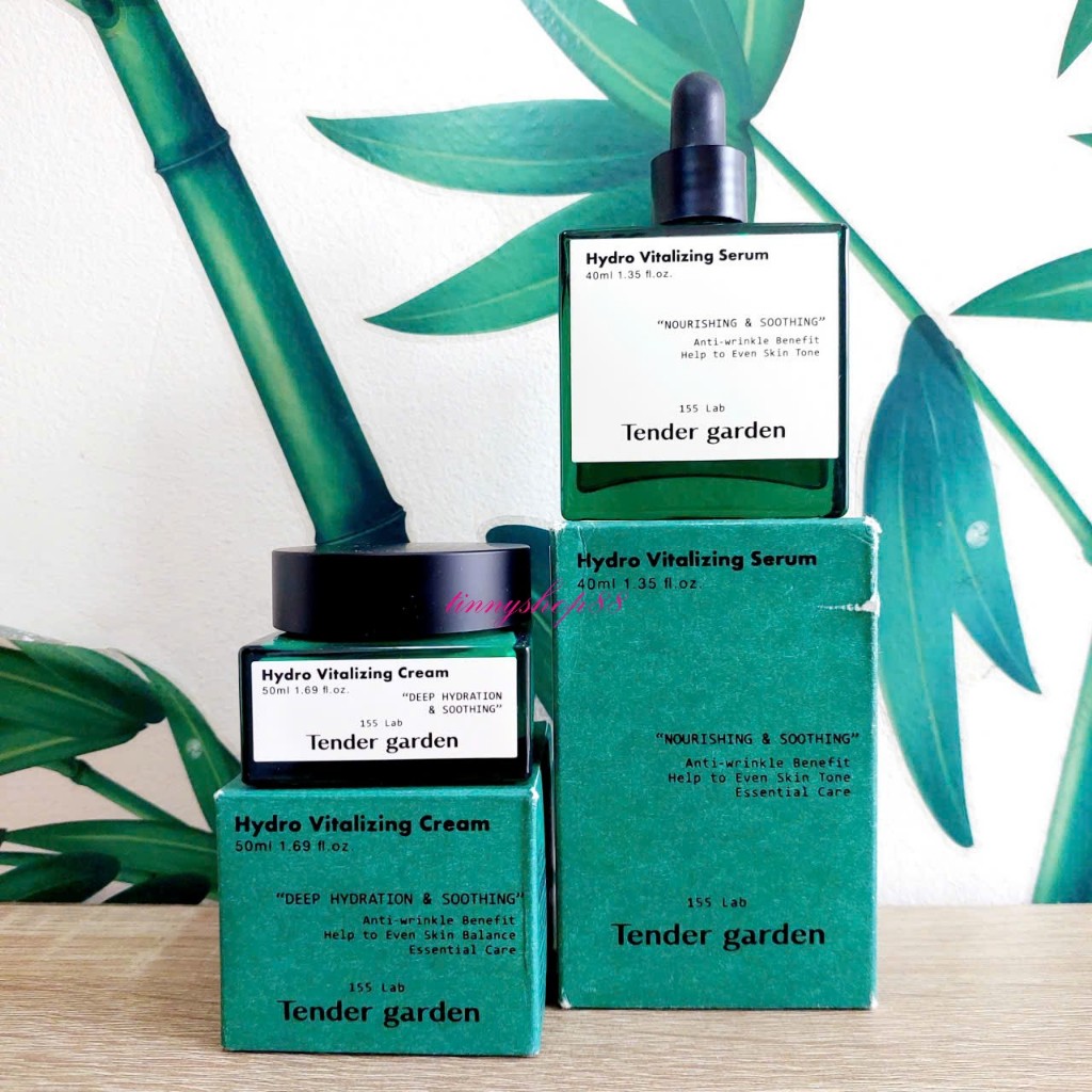 [08.2026] Serum, Kem dưỡng cấp ẩm tái tạo da Tender garden Hydro Vitalizing