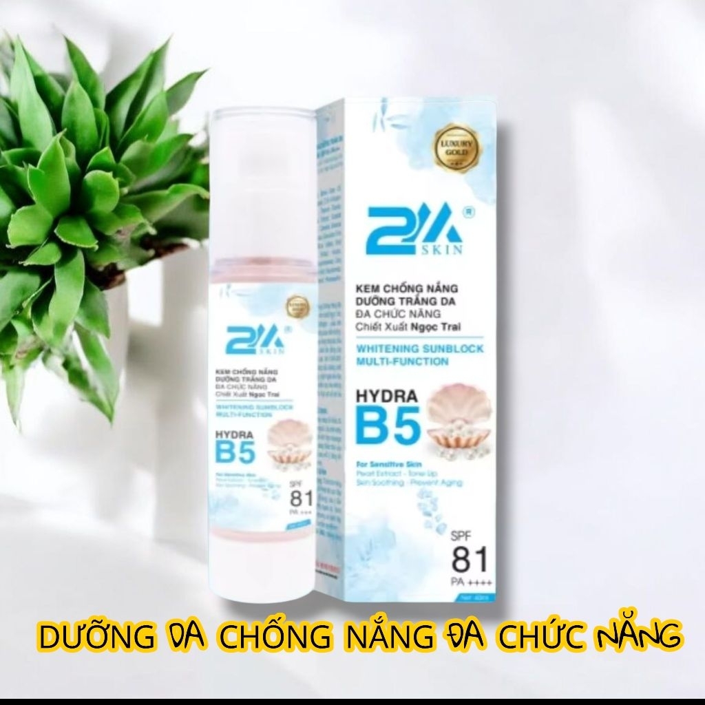 KEM CHỐNG NẮNG DƯỠNG TRẮNG  ĐA NĂNG 2MSKIN