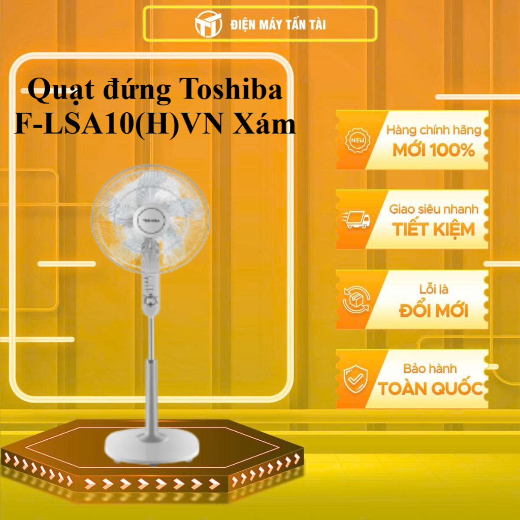 F-LSA10(H)VN - Quạt đứng Toshiba F-LSA10(H)VN Xám - GIAO TOÀN QUỐC