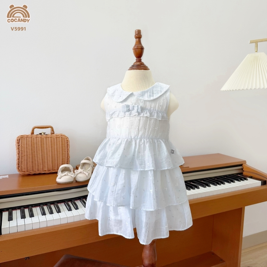 [COCANDY] -Váy cộc XANH Minty mã V5991