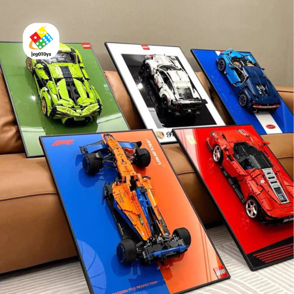 Khung tranh treo xe mô hình ô tô lắp ráp