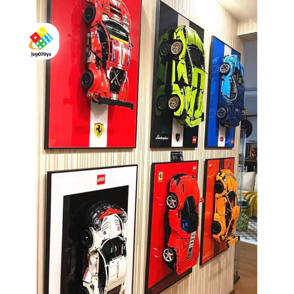 Khung tranh treo xe mô hình ô tô lắp ráp