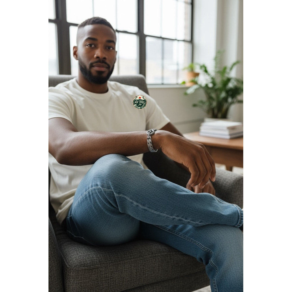 Lắc GU, bạc thật S925, Dòng Interlocking G chain barcelet Silver