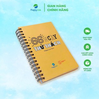 Sách Sổ Tay 66 Ngày Thử Thách - Happy Live