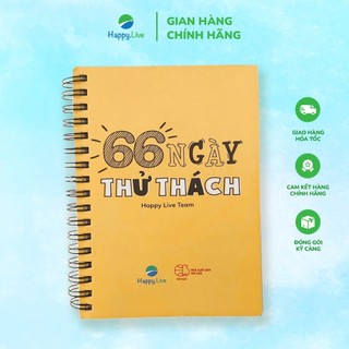 Sách Sổ Tay 66 Ngày Thử Thách - Happy Live